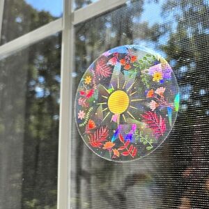 HP🎉 🌈 Reflective Nature Window Sun Catcher Decal Sticker